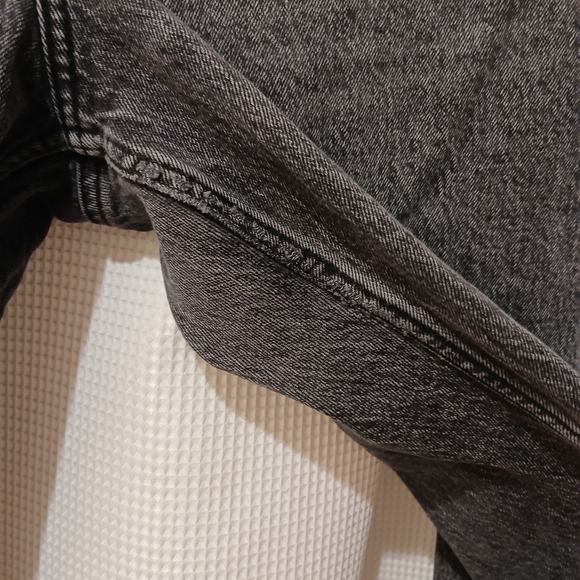 Abercrombie and Fitch Curve Love 90's High Rise Black Wash Jeans Size 16/33 - Picture 6 of 12